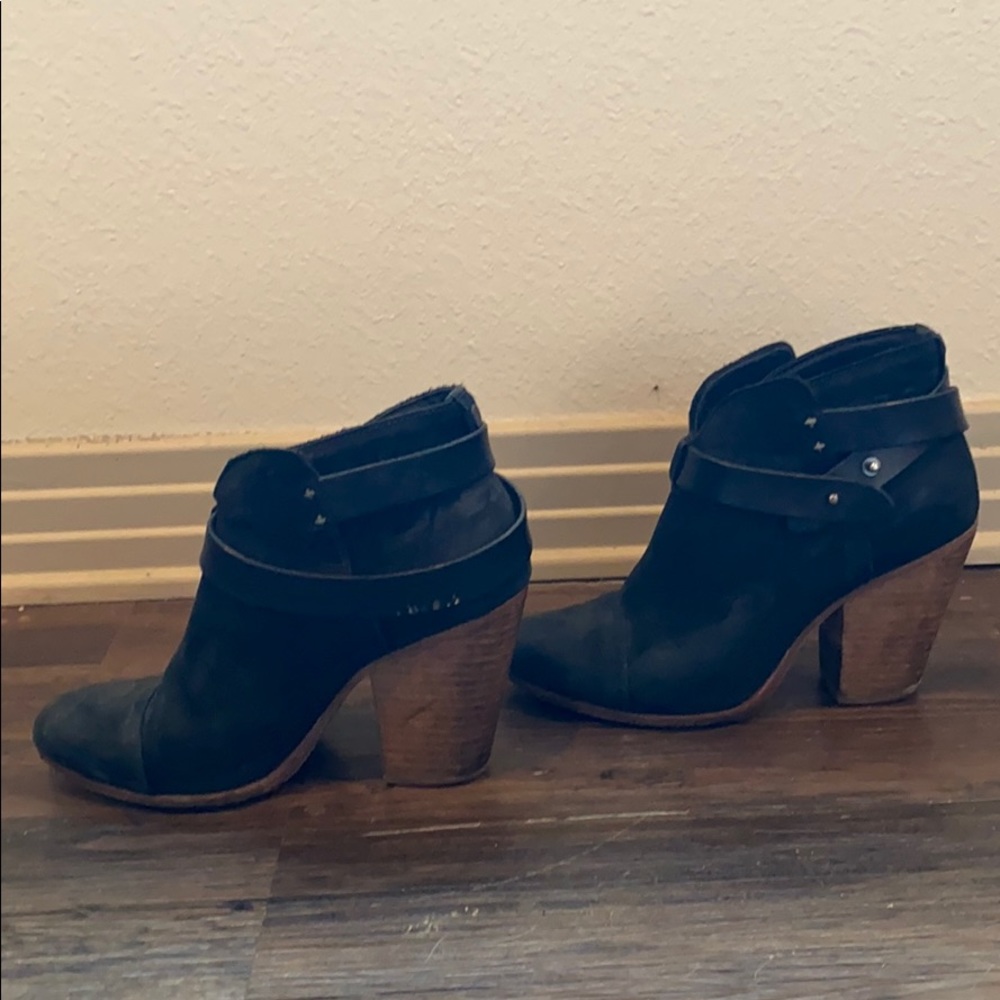 Rag and bone black ankle boots